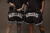 BLACK MANILA SPURS SHORTS