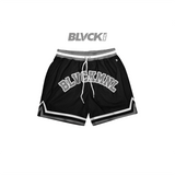 BLACK MANILA SPURS SHORTS